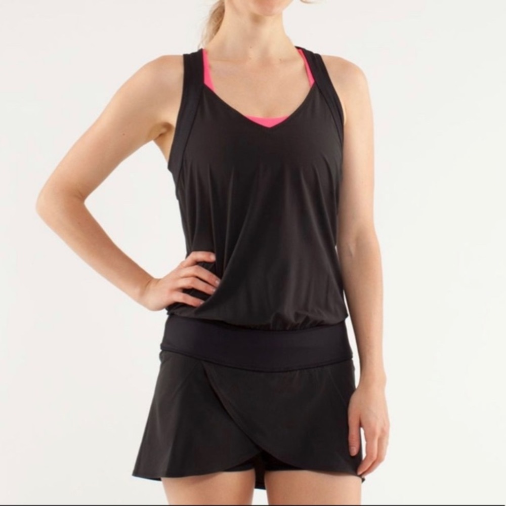 ❤️ Lululemon Romper Run For Your Money With Pockets Black 10 Retail $150